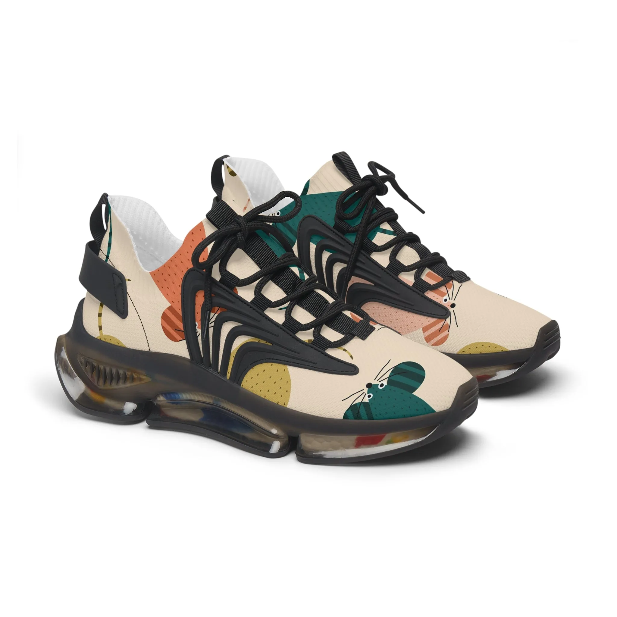 Colored Mice Women's Mesh Sneakers