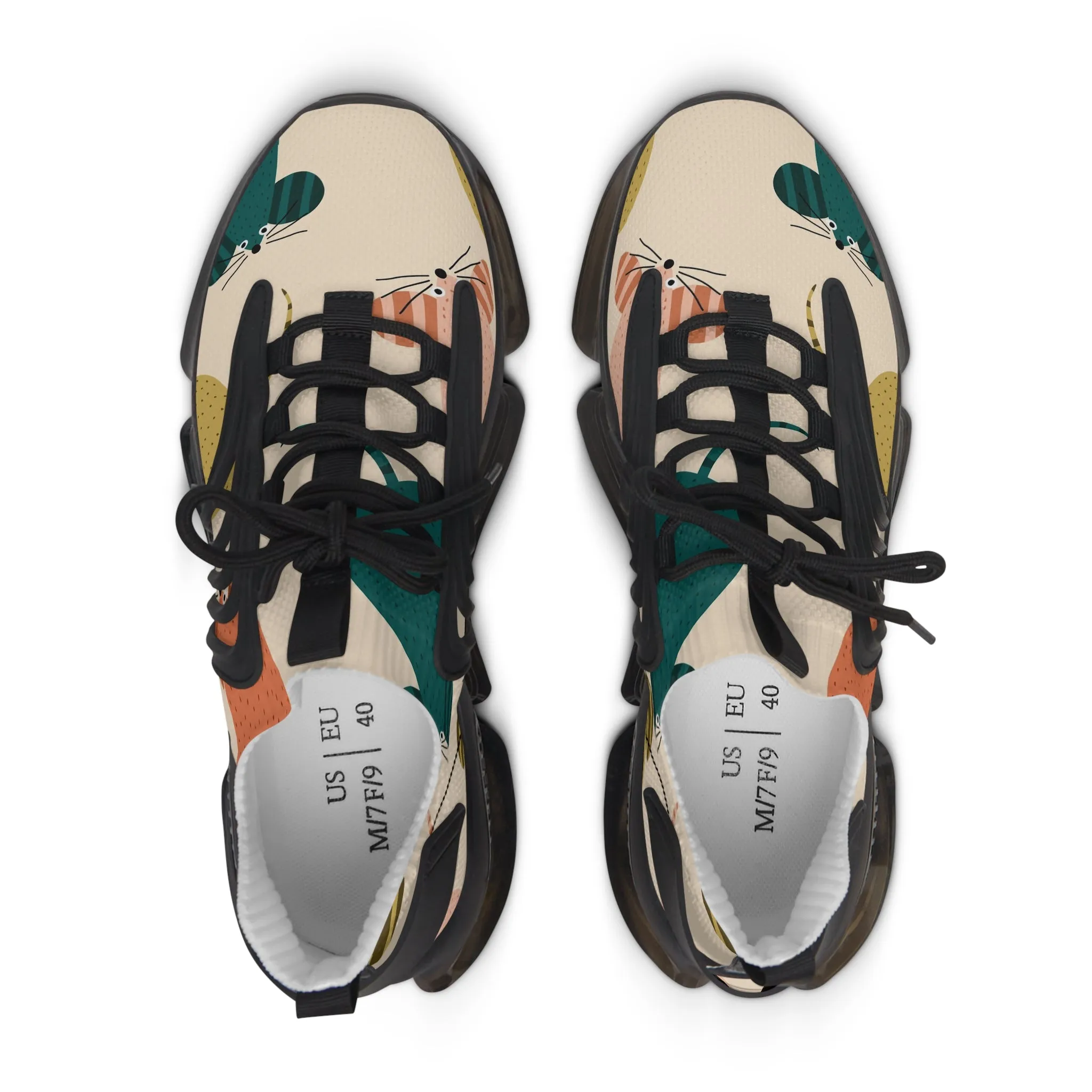 Colored Mice Women's Mesh Sneakers