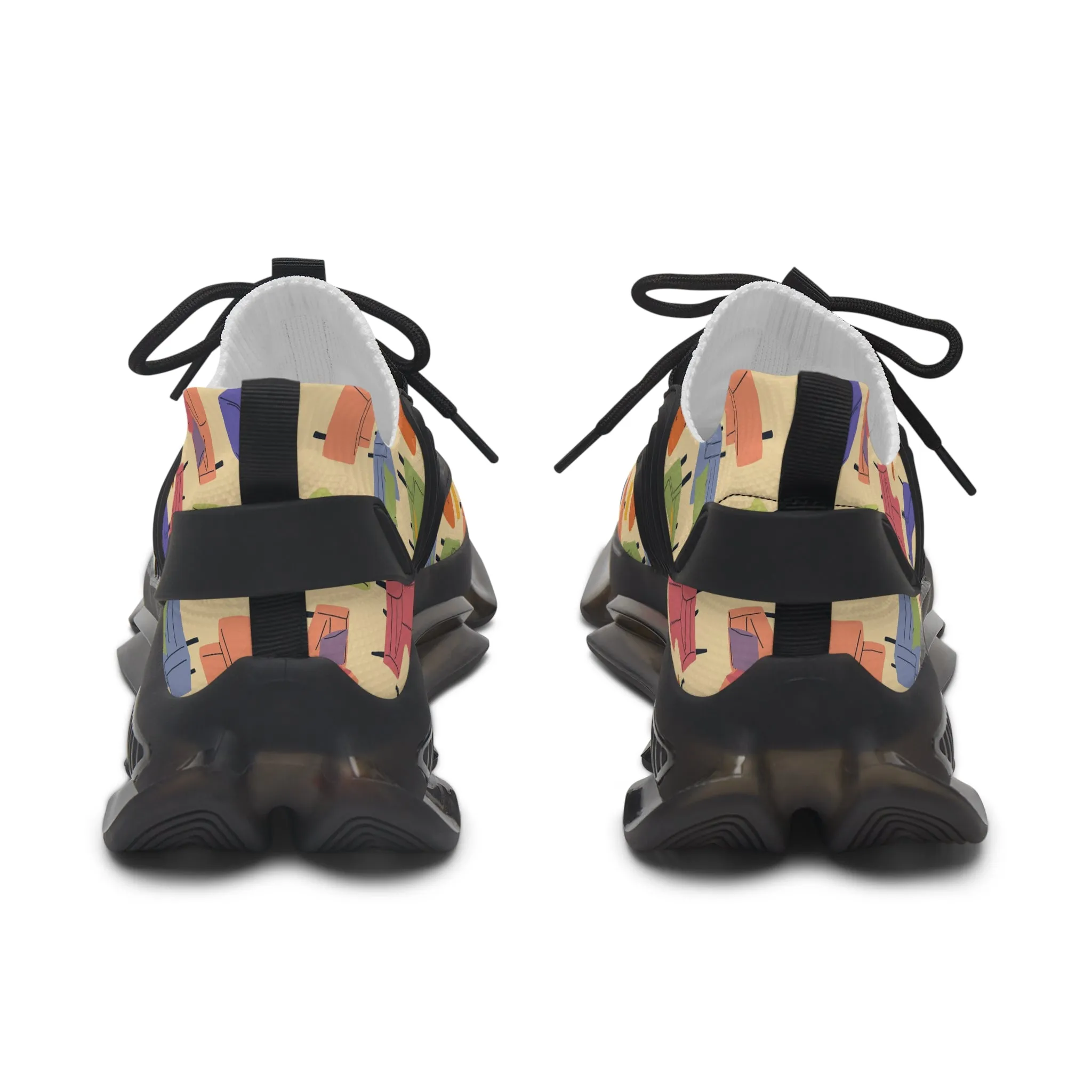 Colorful Chairs Women's Mesh Sneakers