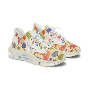 Colorful Chairs Women's Mesh Sneakers