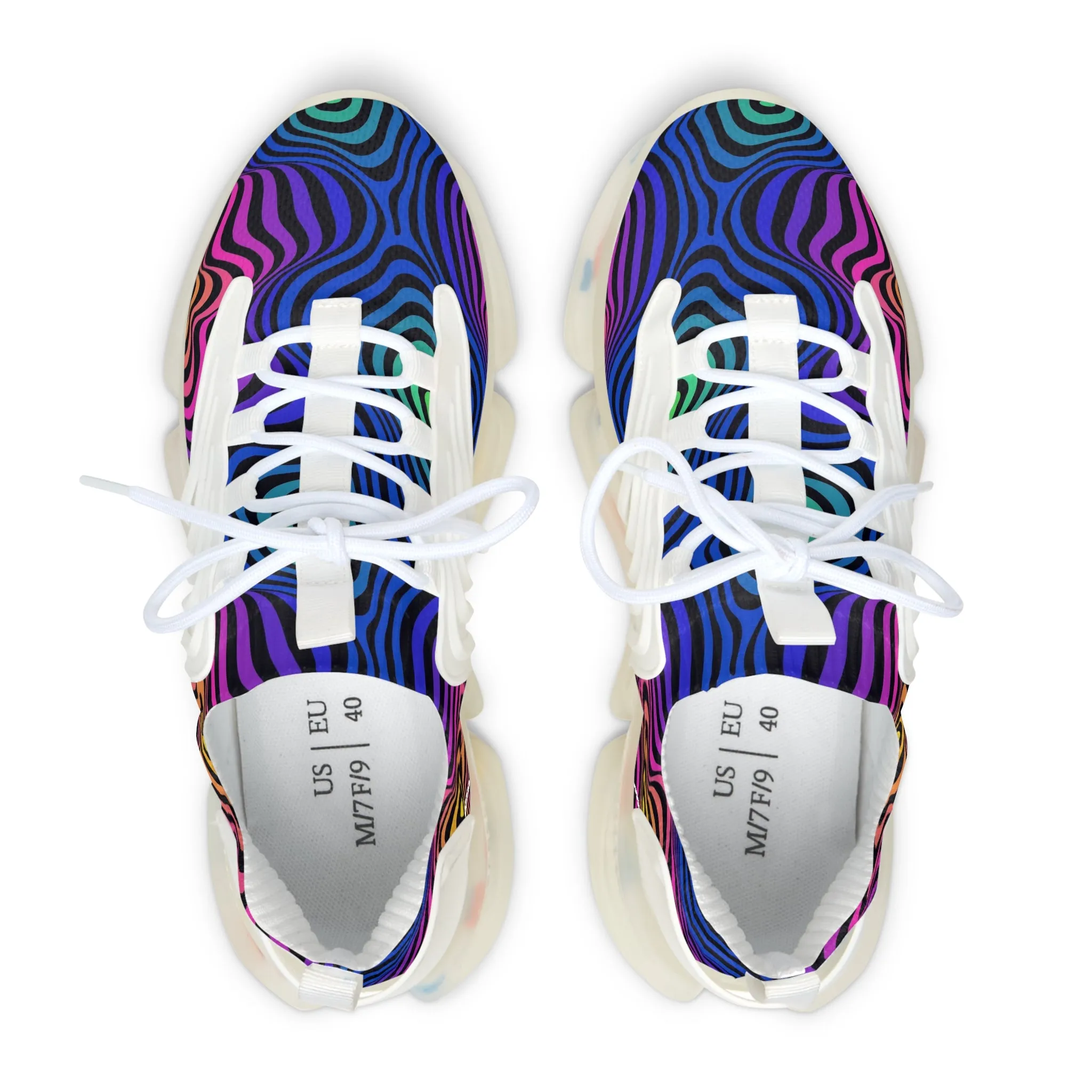 Colorful Fluid Women's Mesh Sneakers