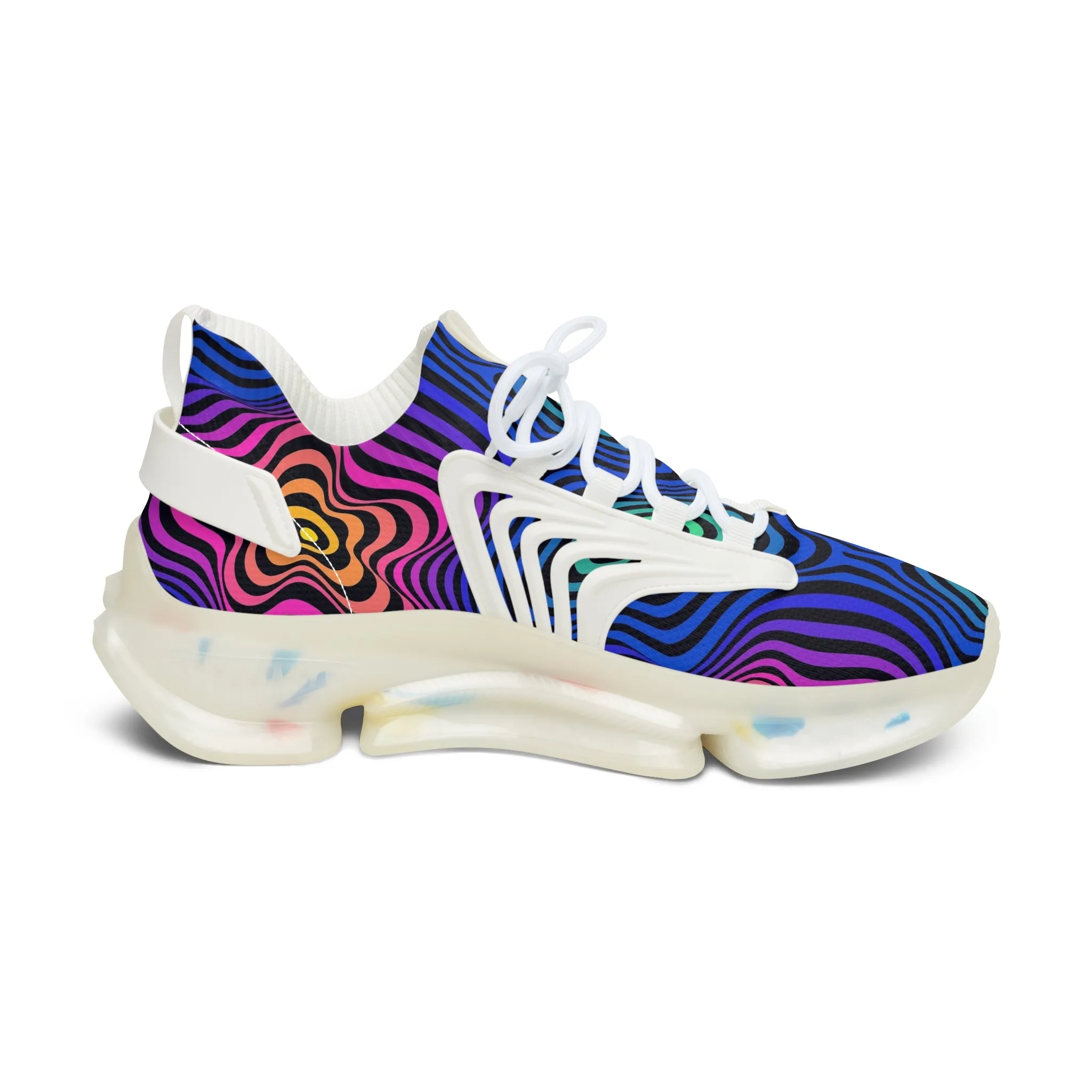 Colorful Fluid Women's Mesh Sneakers