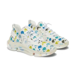 Colorful Whale Women's Mesh Sneakers