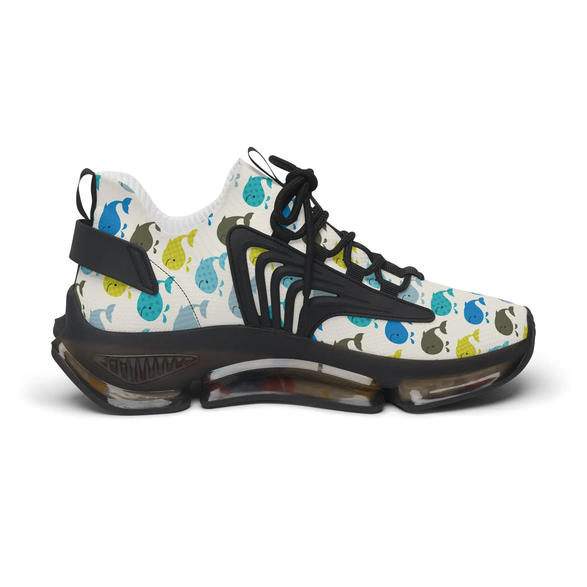 Colorful Whale Women's Mesh Sneakers
