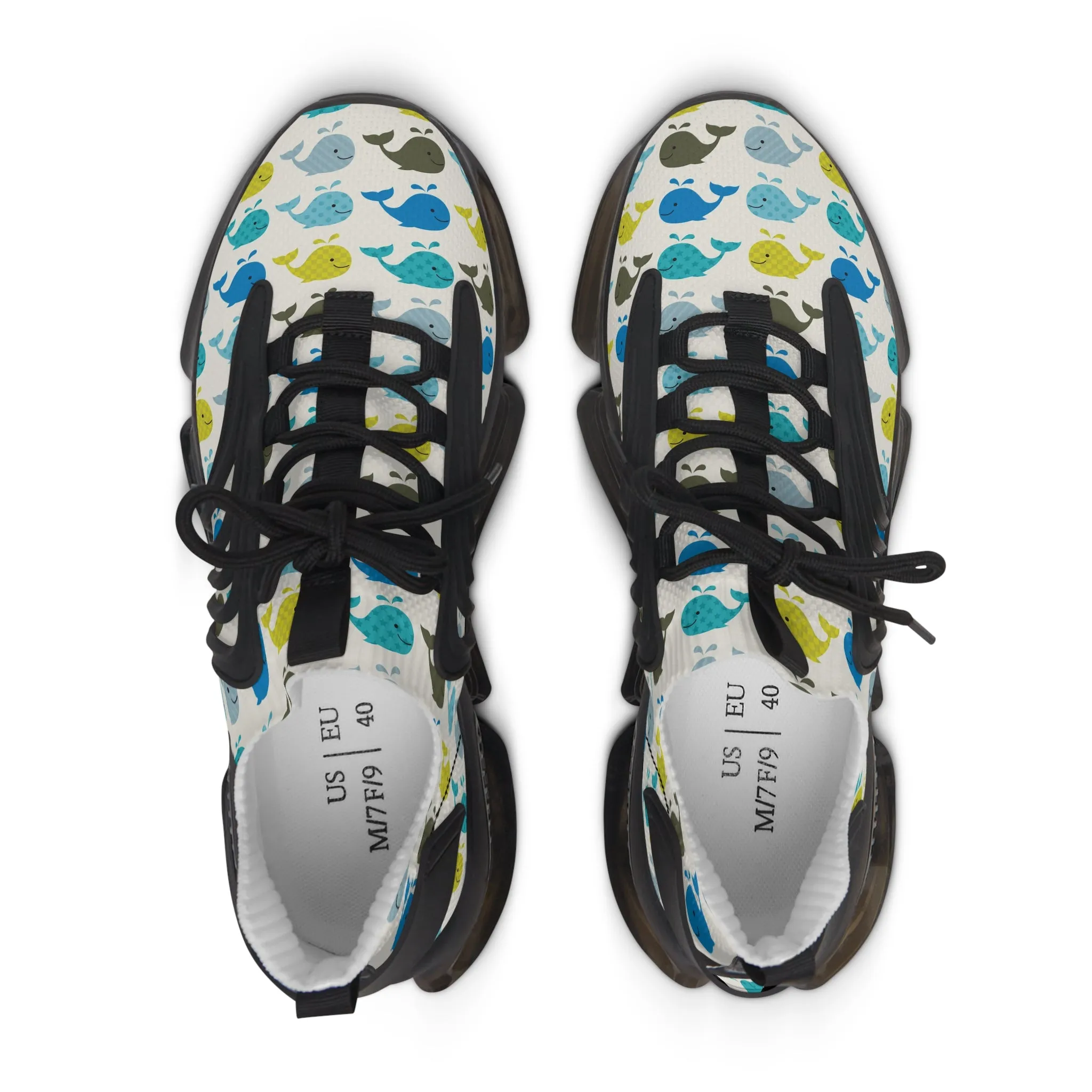 Colorful Whale Women's Mesh Sneakers