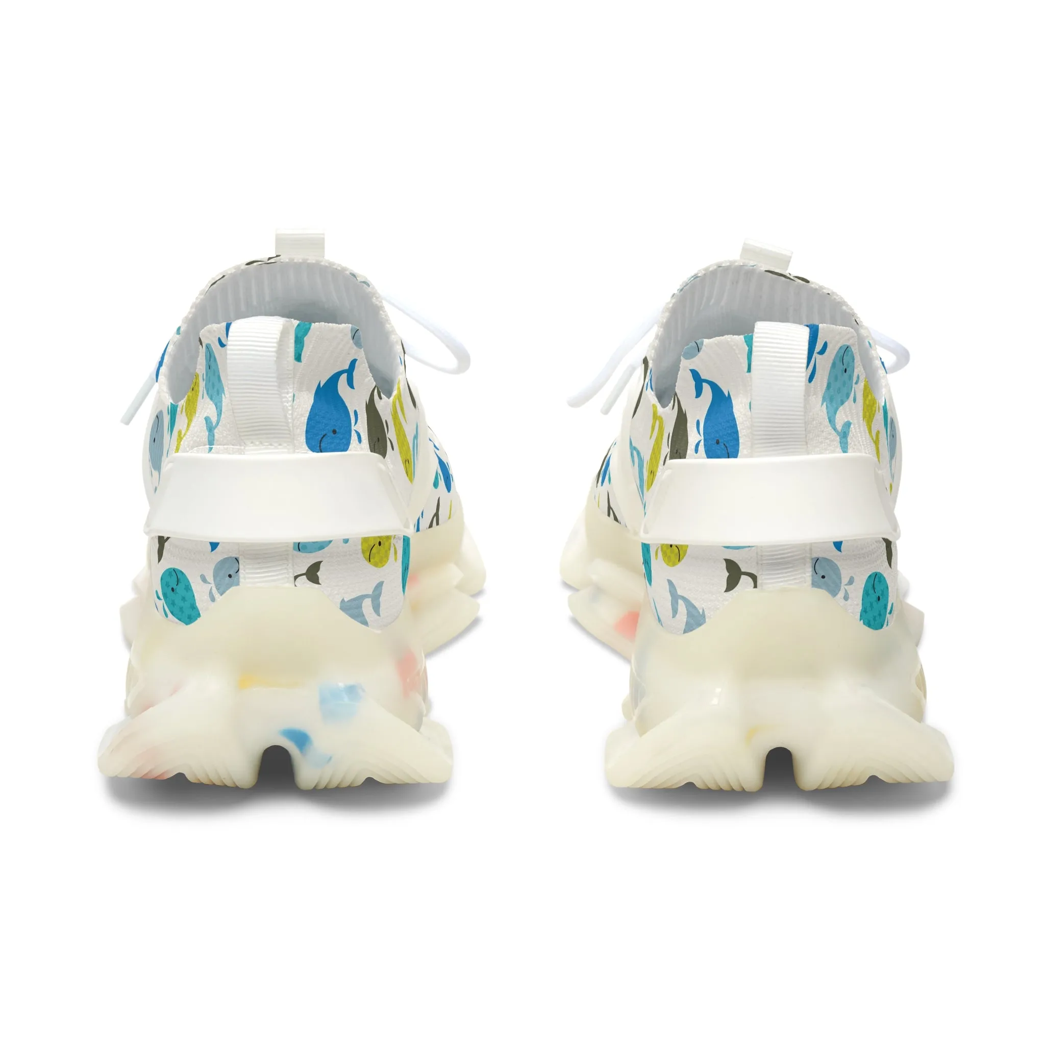 Colorful Whale Women's Mesh Sneakers