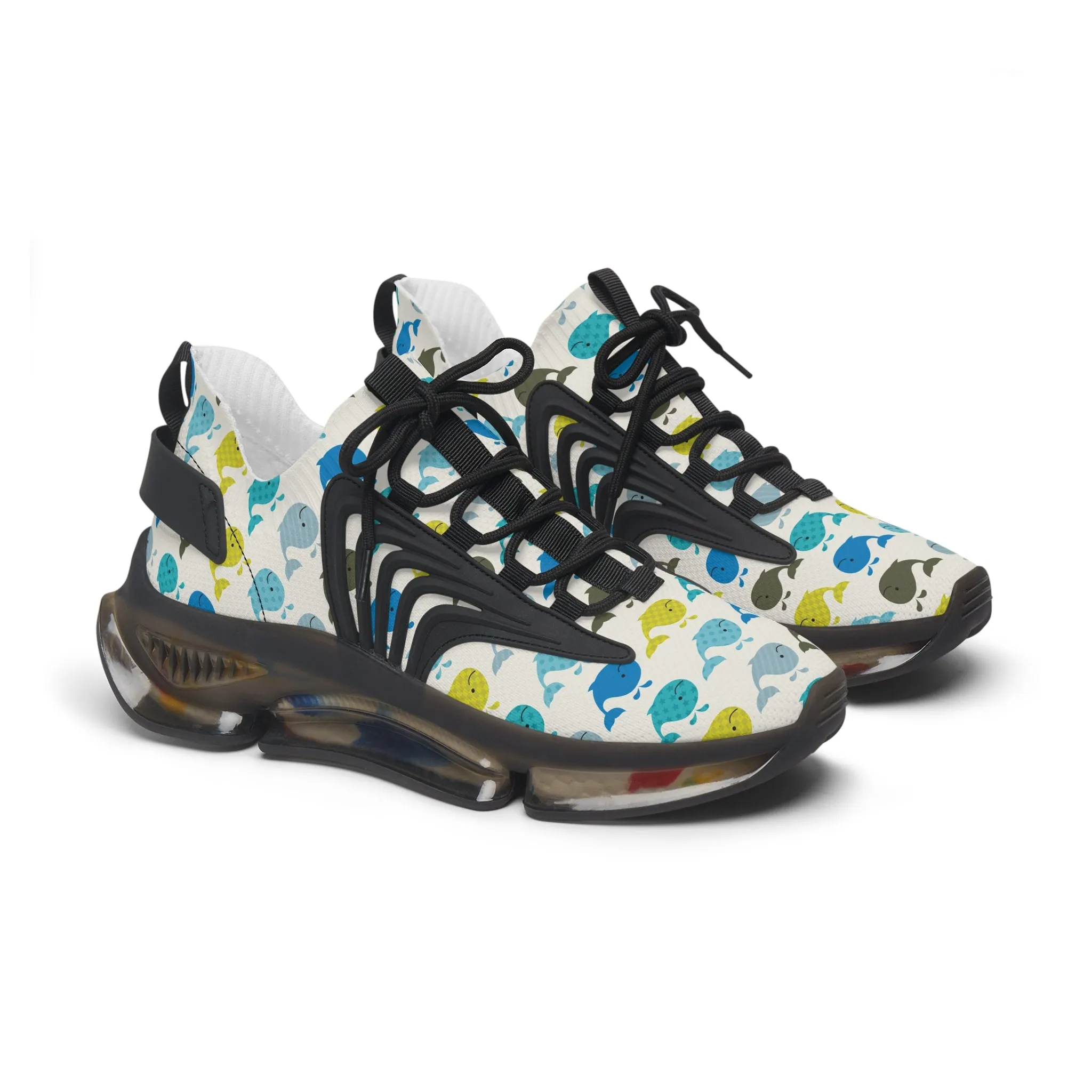 Colorful Whale Women's Mesh Sneakers