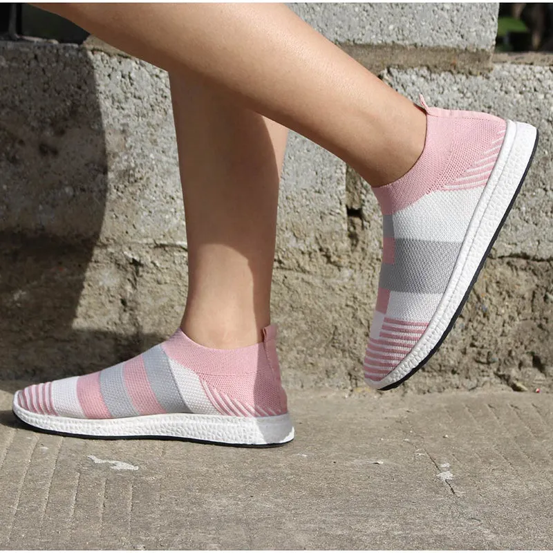 Comelyy - Women Breathable Platform Flats Bunion Corrector Slip On Shoes