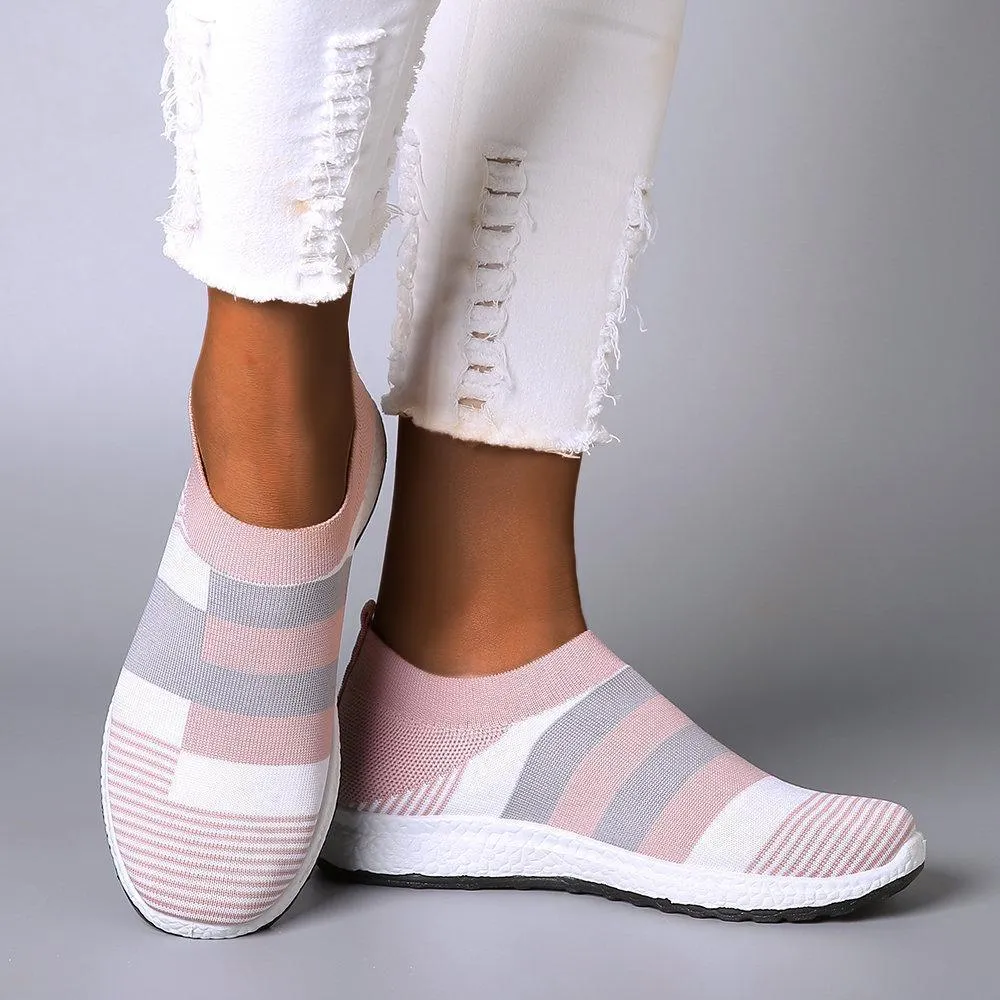 Comelyy - Women Breathable Platform Flats Bunion Corrector Slip On Shoes