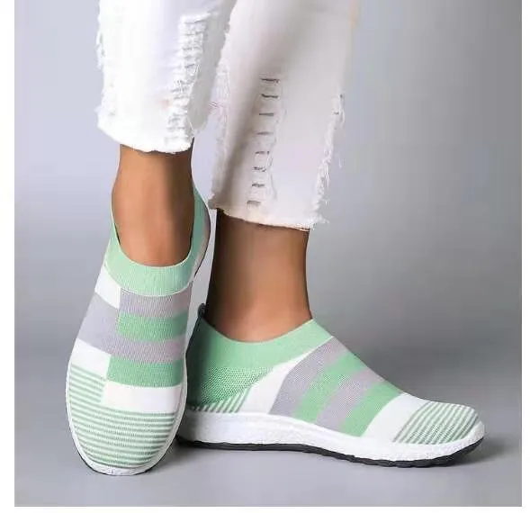 Comelyy - Women Breathable Platform Flats Bunion Corrector Slip On Shoes