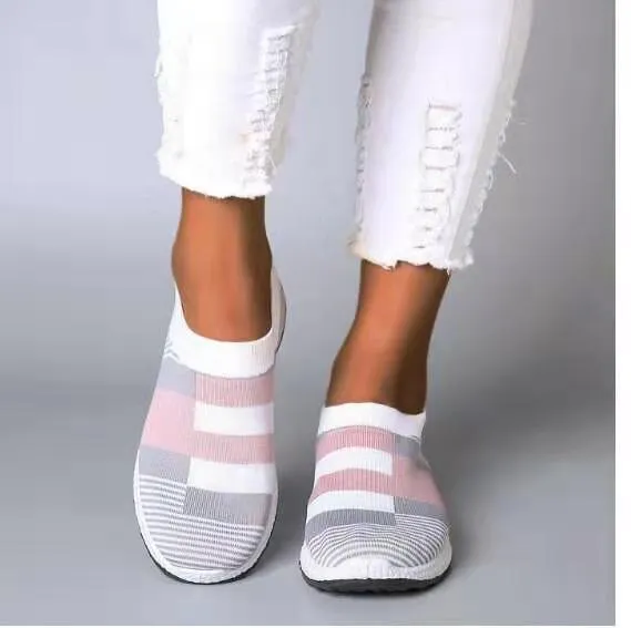 Comelyy - Women Breathable Platform Flats Bunion Corrector Slip On Shoes