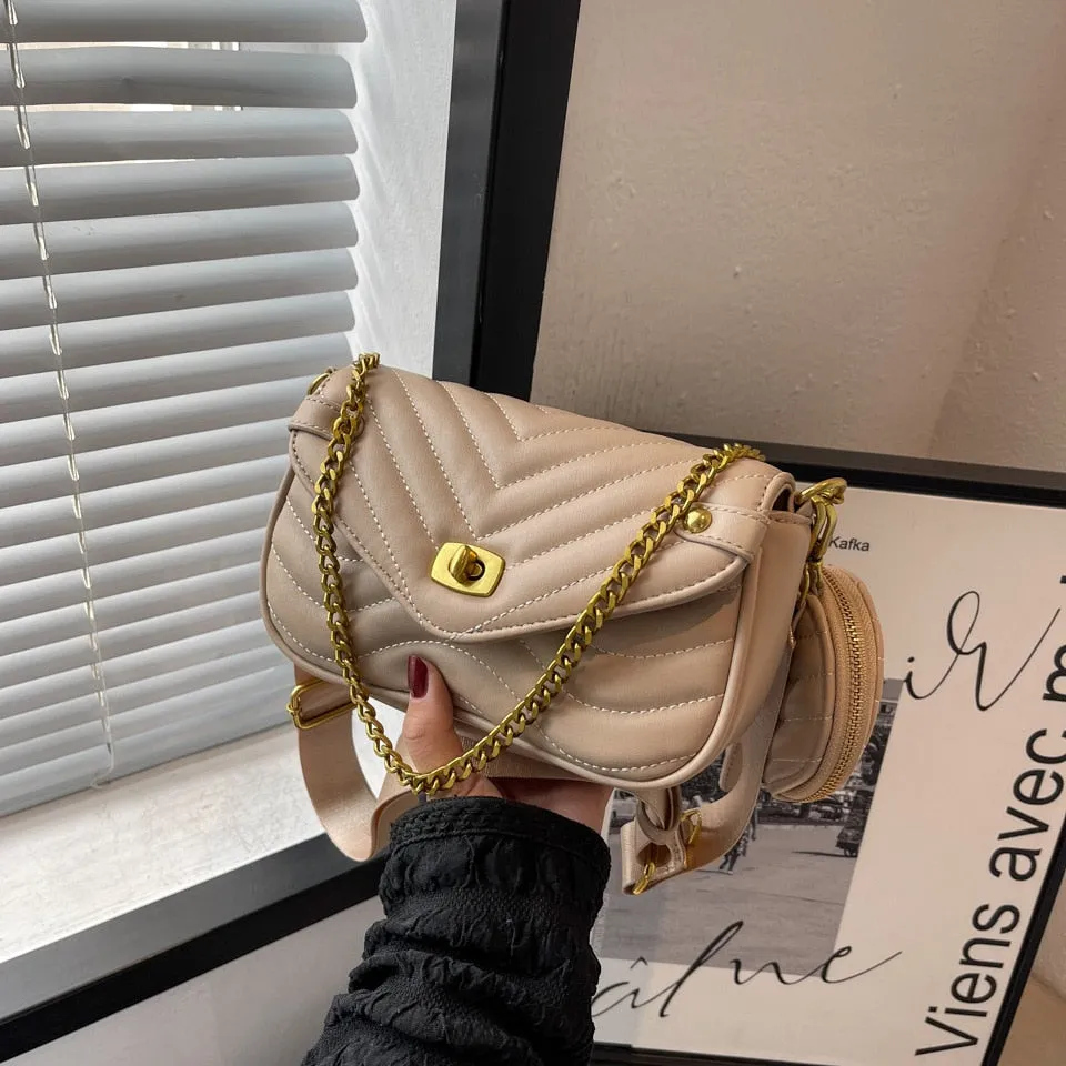 Convertible Small Flap Crossbody Shoulder Bag
