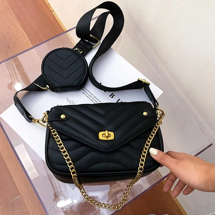 Convertible Small Flap Crossbody Shoulder Bag