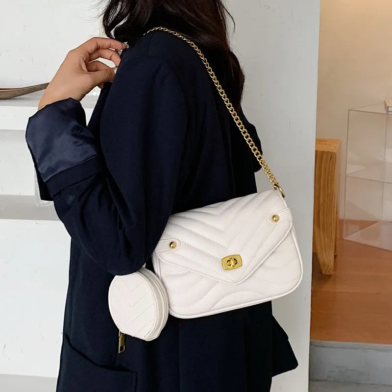 Convertible Small Flap Crossbody Shoulder Bag
