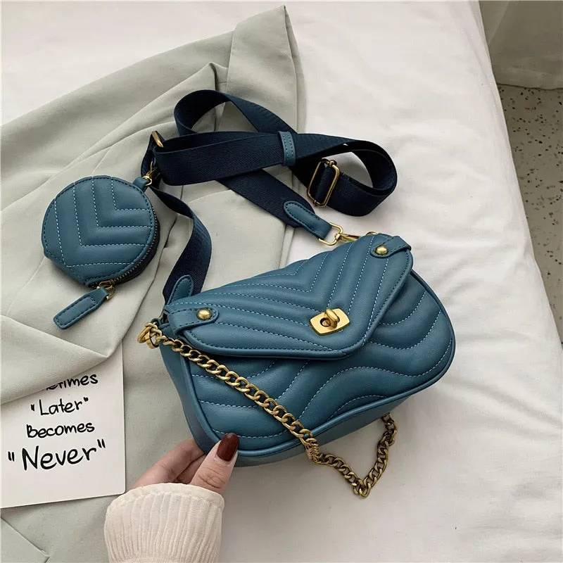 Convertible Small Flap Crossbody Shoulder Bag