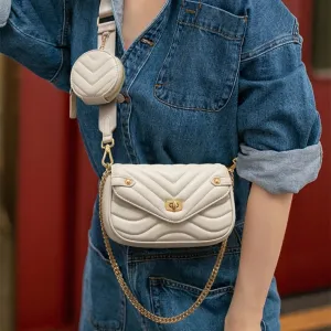 Convertible Small Flap Crossbody Shoulder Bag