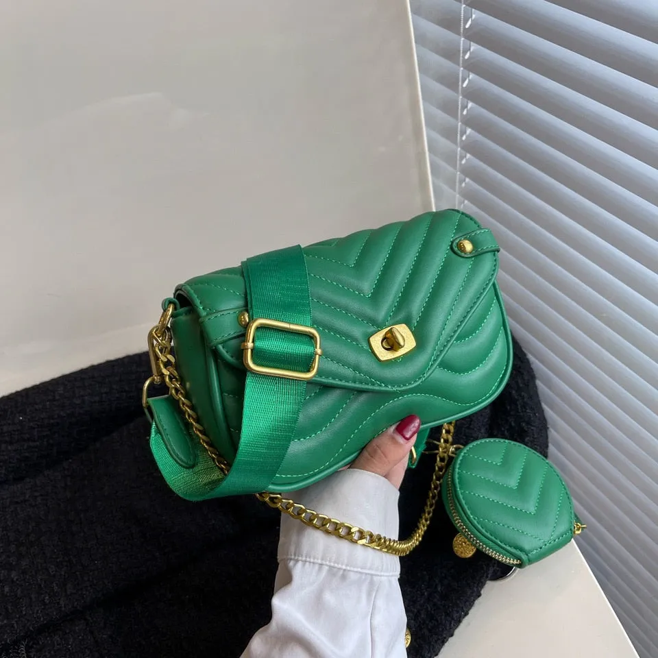 Convertible Small Flap Crossbody Shoulder Bag