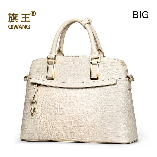 Crocodile Leather Women Small Handbags Luxury Designer 100% Genuine Leather
