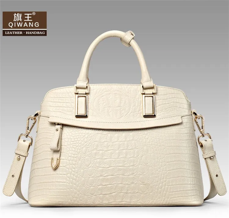 Crocodile Leather Women Small Handbags Luxury Designer 100% Genuine Leather