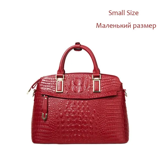 Crocodile Leather Women Small Handbags Luxury Designer 100% Genuine Leather