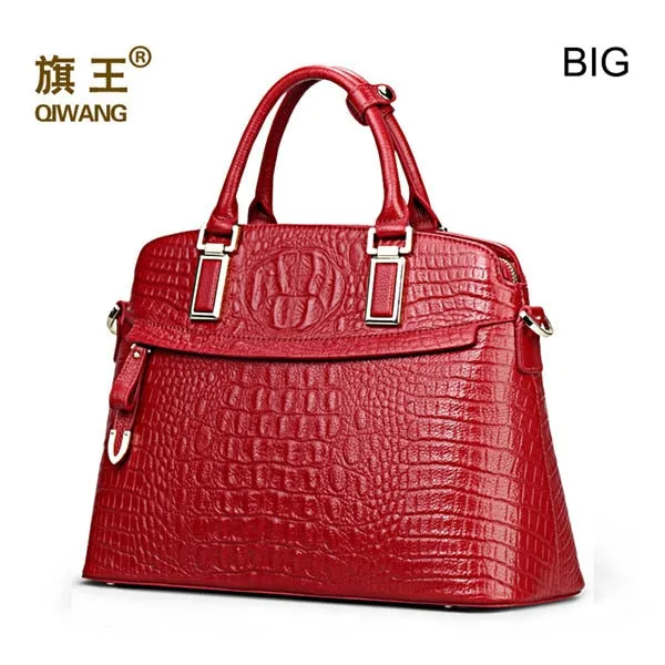 Crocodile Leather Women Small Handbags Luxury Designer 100% Genuine Leather