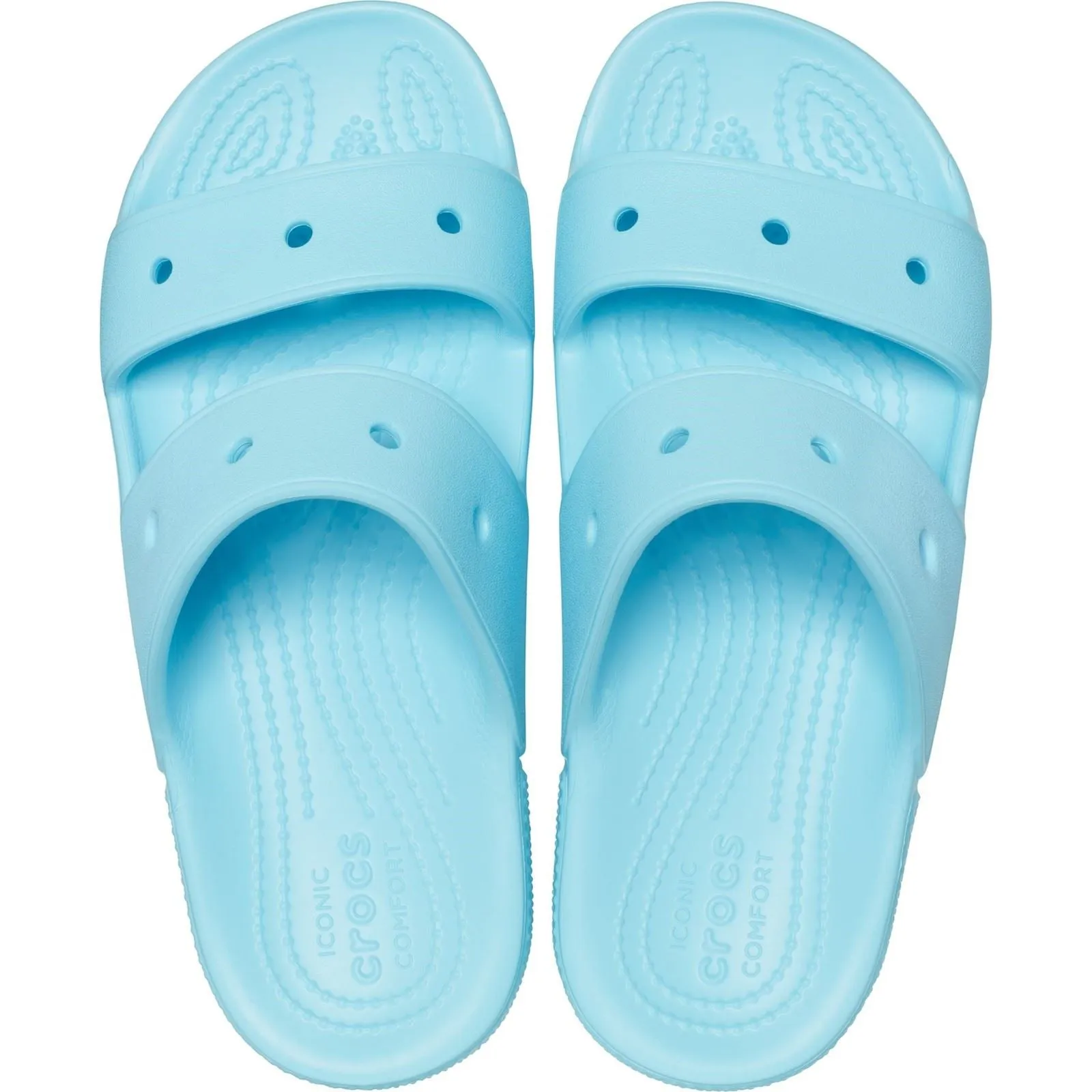Crocs Unisex's Classic Tie Dye Two Strap Sandals Slide in 4 Colours, Sizes 3 to 8