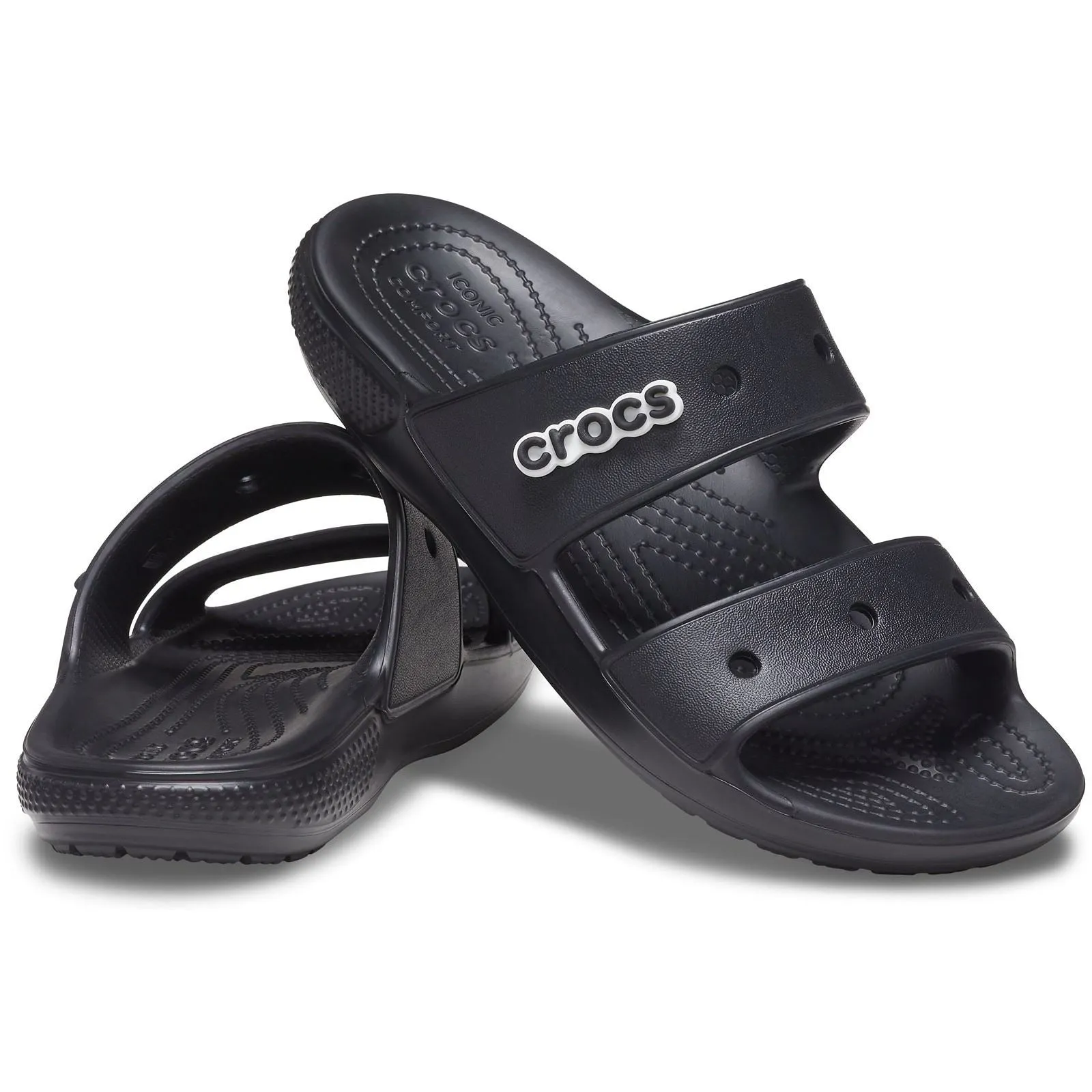 Crocs Unisex's Classic Tie Dye Two Strap Sandals Slide in 4 Colours, Sizes 3 to 8
