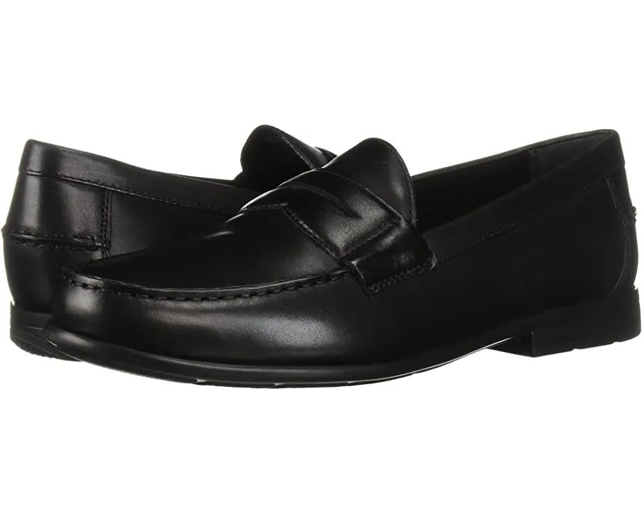 Drexel Moc Toe Penny Loafer with KORE Walking Comfort Technology Nunn Bush, black