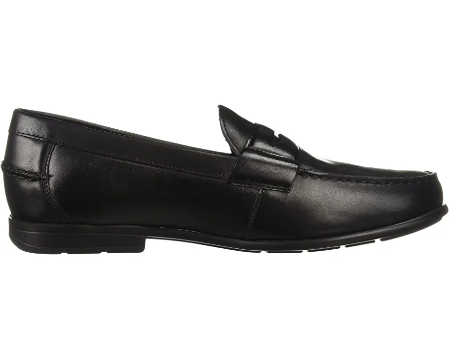 Drexel Moc Toe Penny Loafer with KORE Walking Comfort Technology Nunn Bush, black