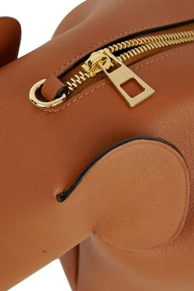 Elephant Mini Bag - Blue, Stone Blue, Turquoise, Brown