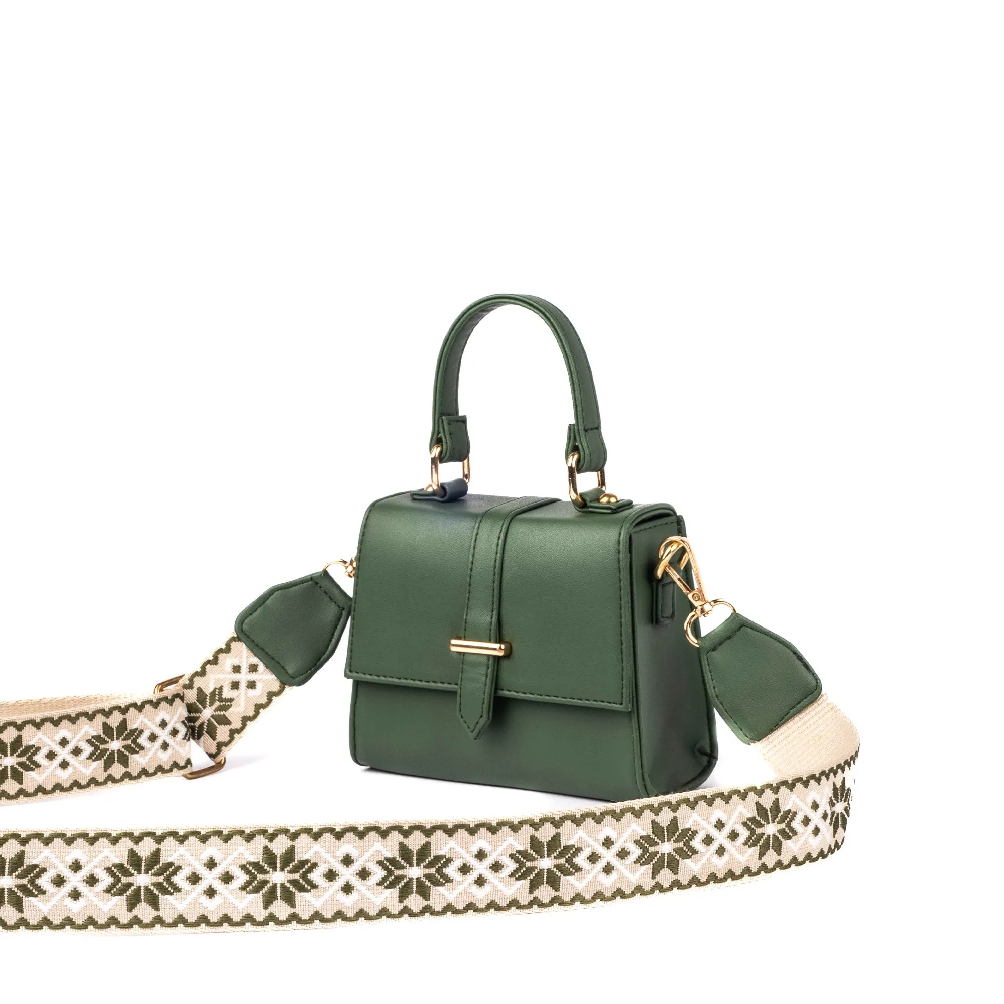 Emerald Elegance Mini Sling bag