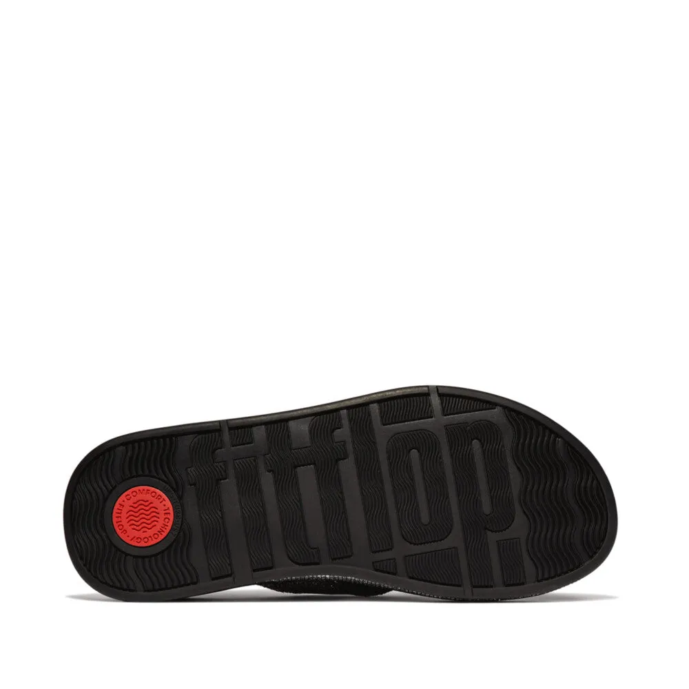 F-MODE Glitterball Flatform Toe-Post Sandals