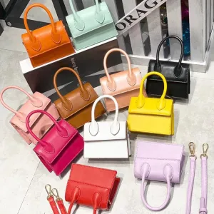 Fashion small Women Bag pu Leather Top-handle Handbags PU Shoulder Bag Flap Crossbody Bags for Women