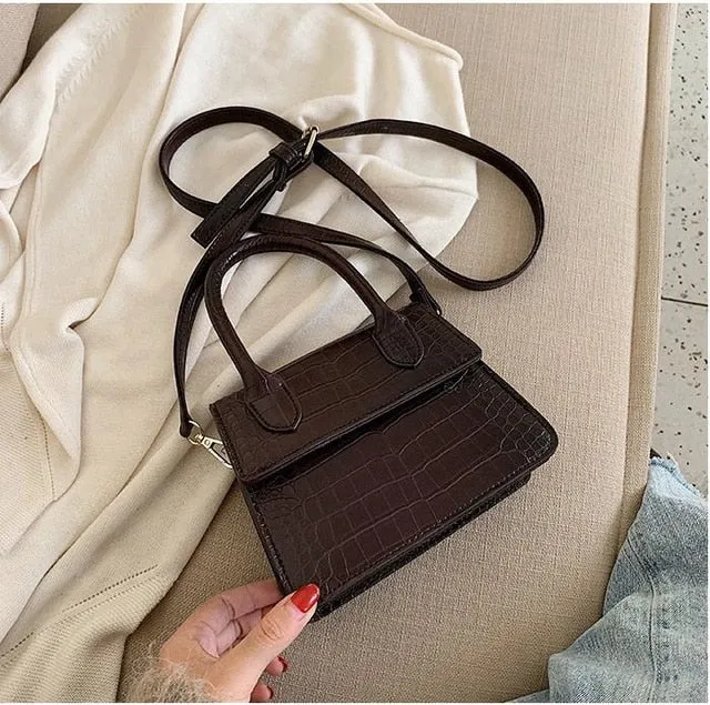 Fashion small Women Bag pu Leather Top-handle Handbags PU Shoulder Bag Flap Crossbody Bags for Women