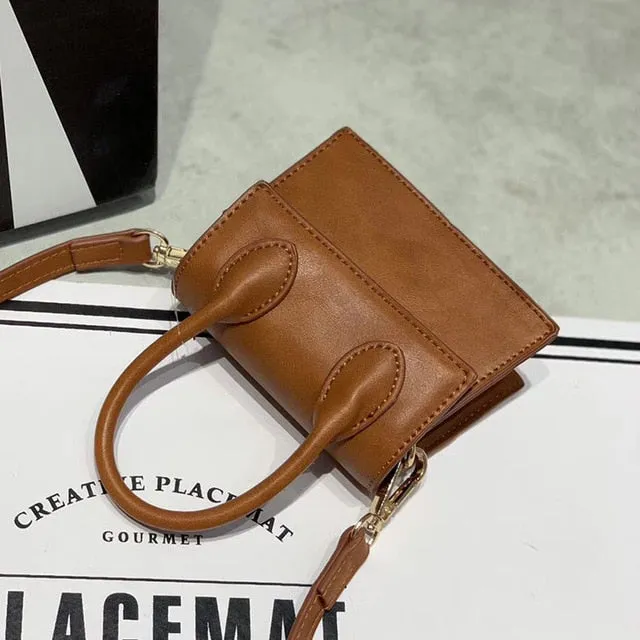 Fashion small Women Bag pu Leather Top-handle Handbags PU Shoulder Bag Flap Crossbody Bags for Women