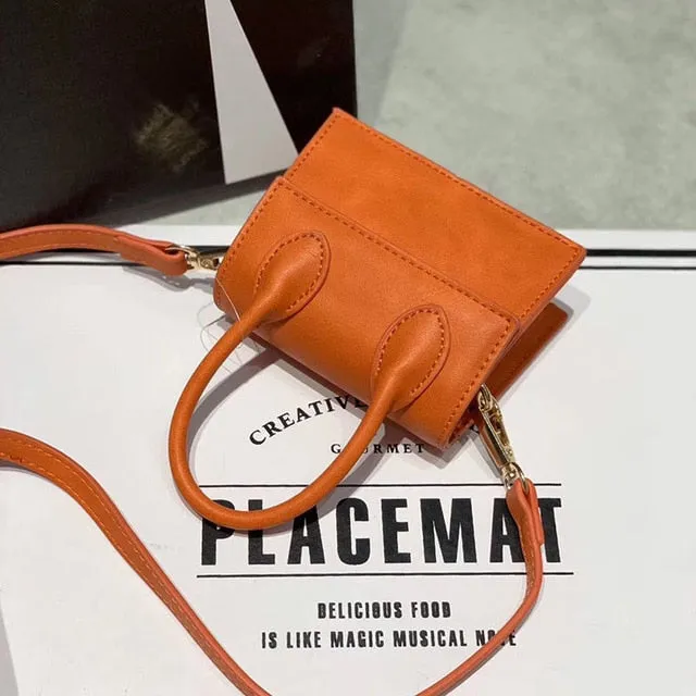 Fashion small Women Bag pu Leather Top-handle Handbags PU Shoulder Bag Flap Crossbody Bags for Women