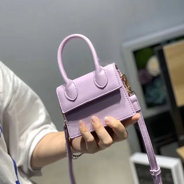 Fashion small Women Bag pu Leather Top-handle Handbags PU Shoulder Bag Flap Crossbody Bags for Women