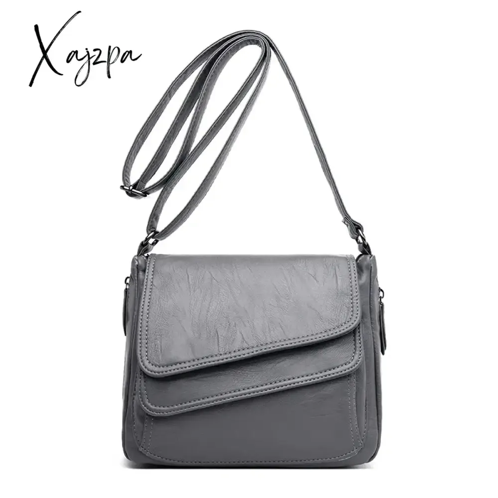 Fashion Soft Leather Shoulder Bags Luxury Women Handbags Designer Brand Casual Crossbody Bags For Women Sac a Main Female