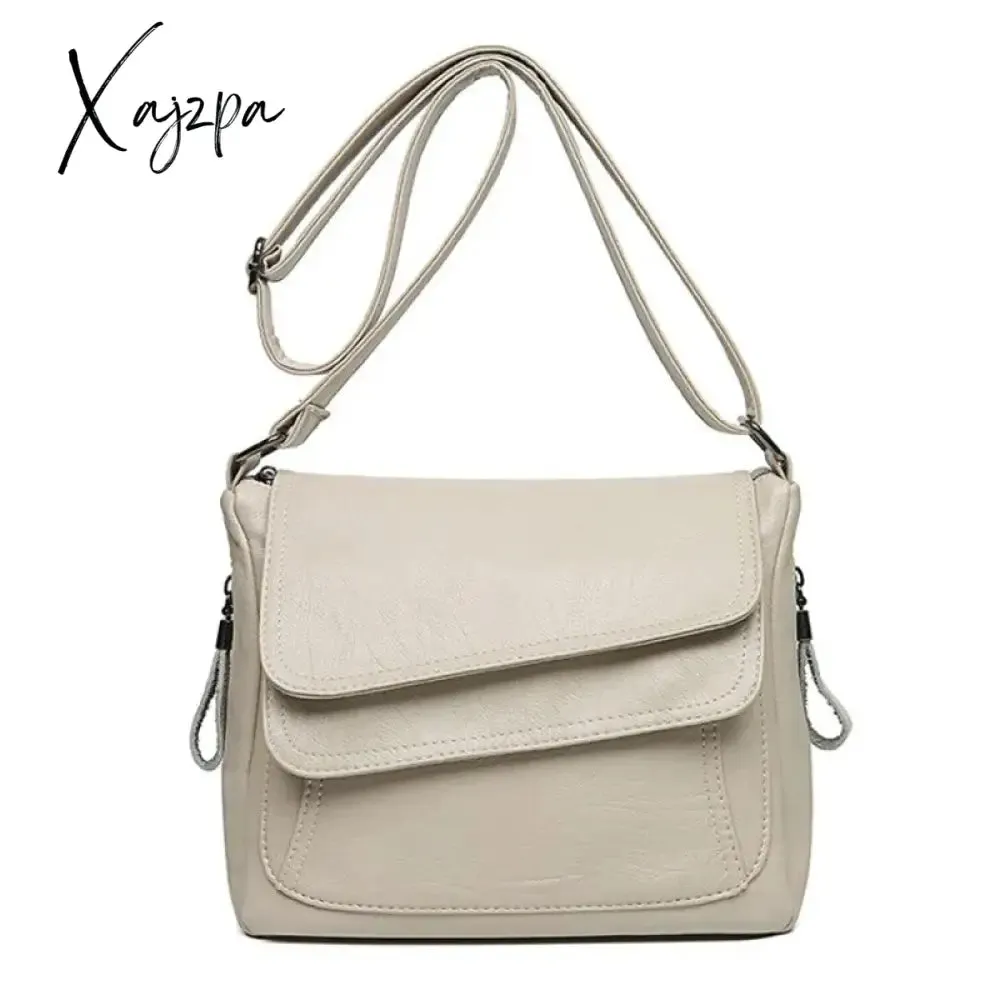 Fashion Soft Leather Shoulder Bags Luxury Women Handbags Designer Brand Casual Crossbody Bags For Women Sac a Main Female