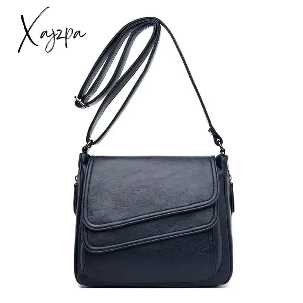 Fashion Soft Leather Shoulder Bags Luxury Women Handbags Designer Brand Casual Crossbody Bags For Women Sac a Main Female