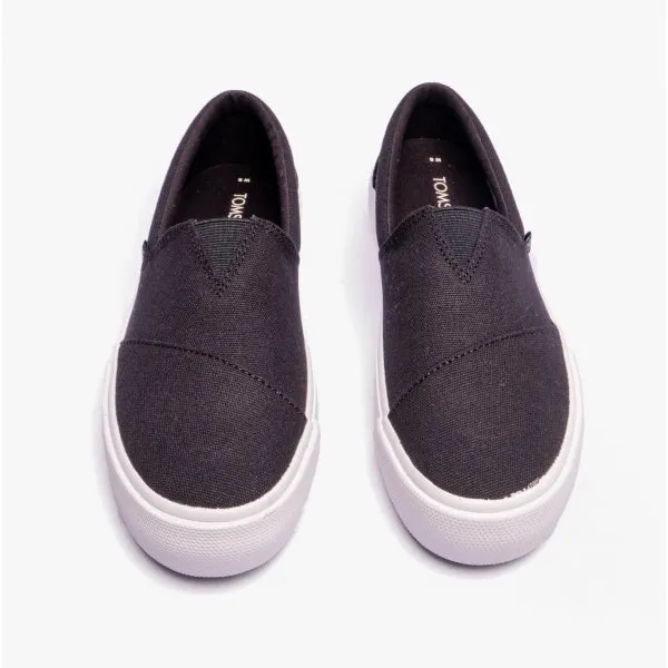 FENIX PLATFORM Ladies Slip-On Trainers Black