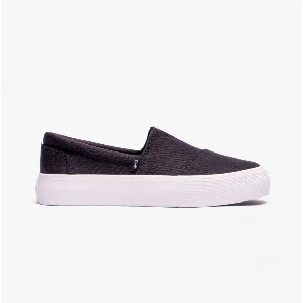 FENIX PLATFORM Ladies Slip-On Trainers Black
