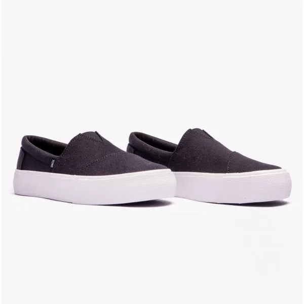 FENIX PLATFORM Ladies Slip-On Trainers Black