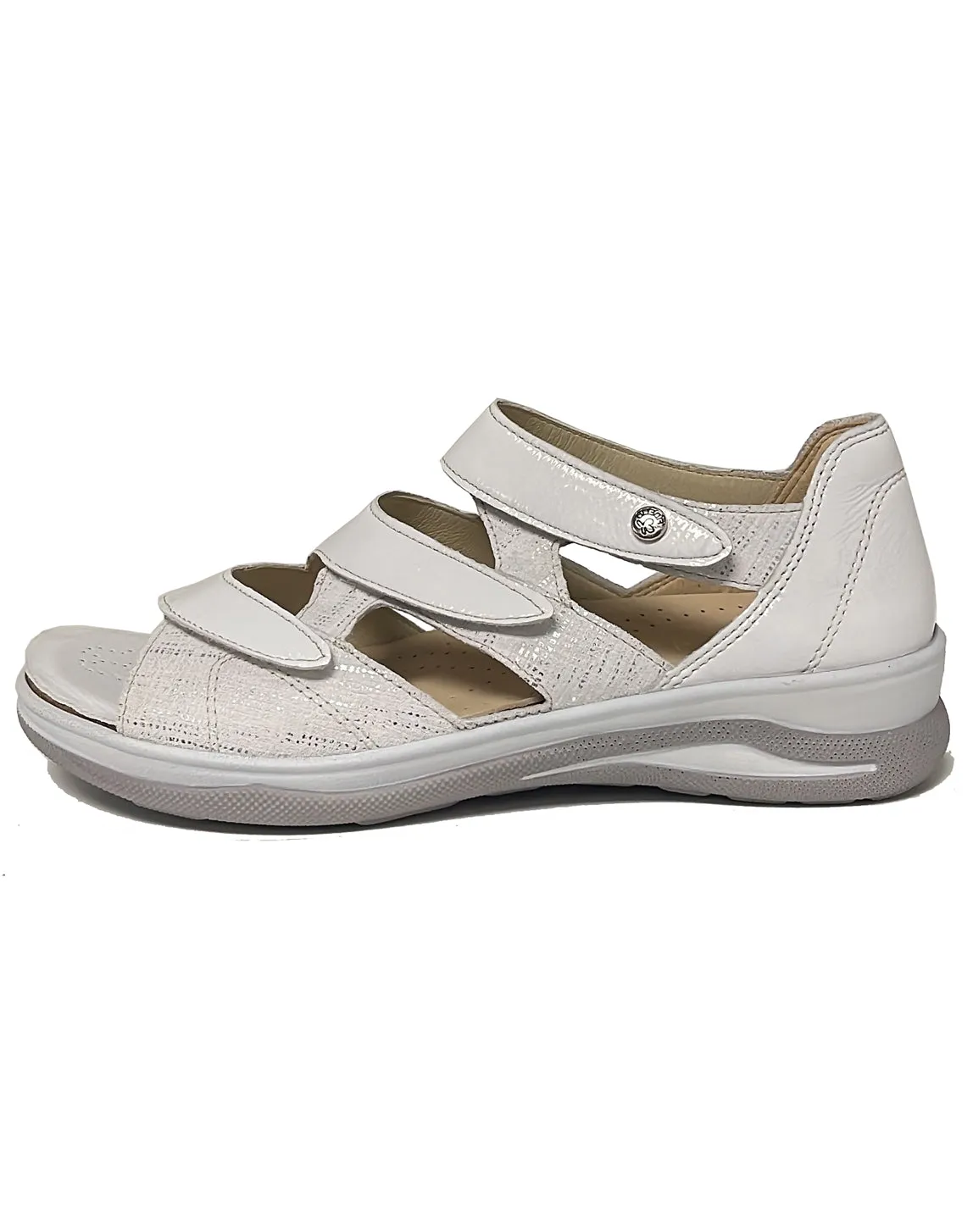 FIDELIO 496016 HILLY H BACK SANDAL - BIANCO KOMBI
