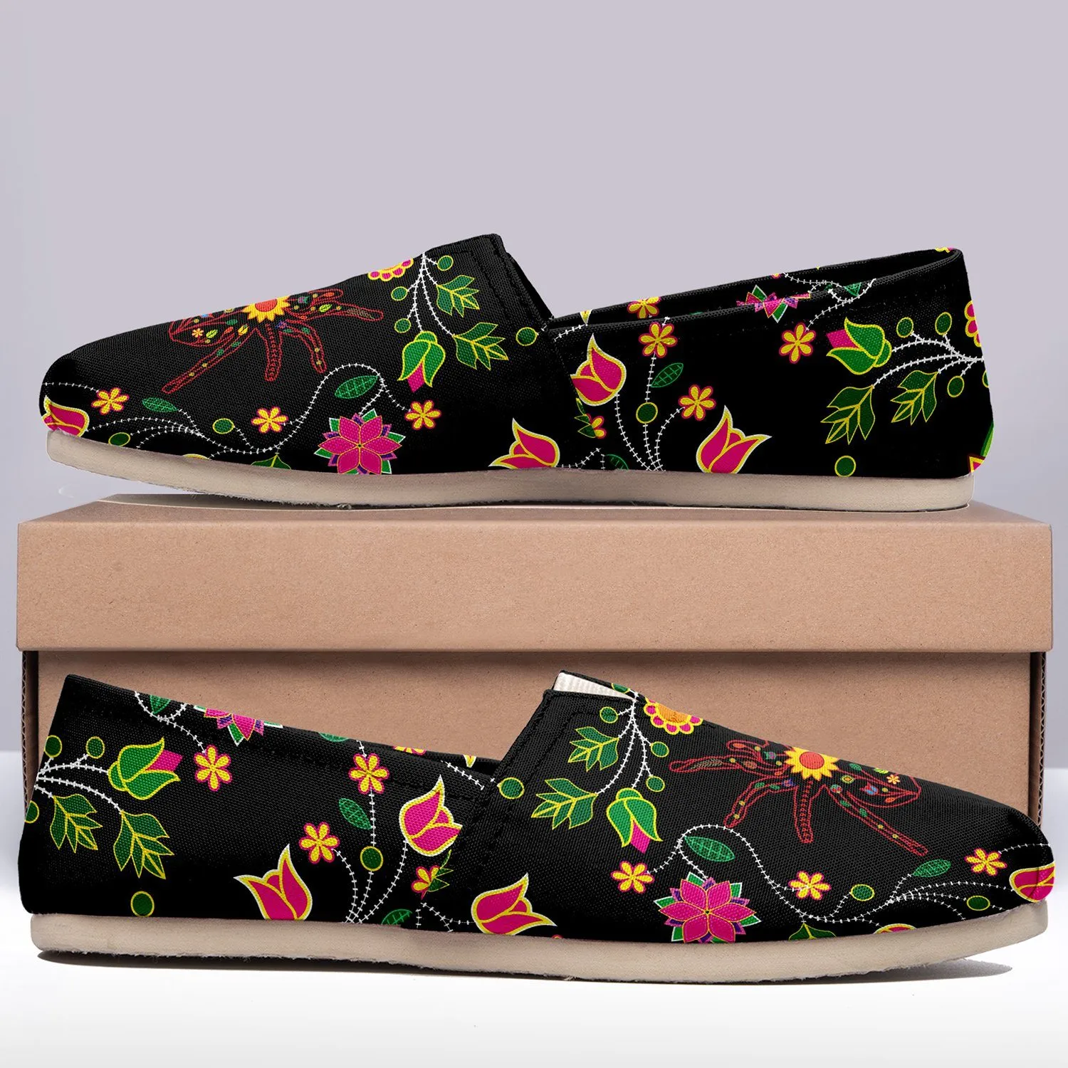 Floral Spider Slip On
