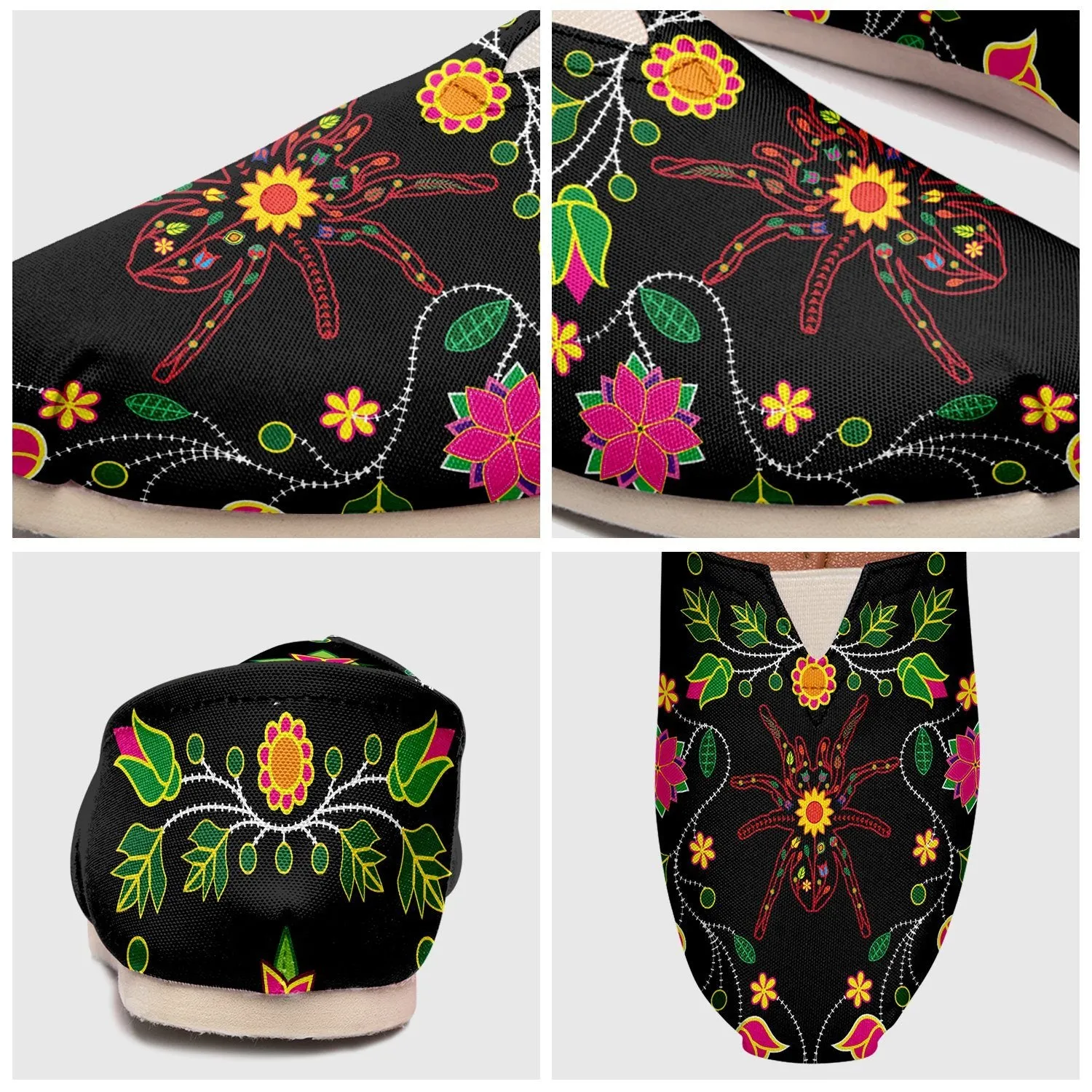 Floral Spider Slip On