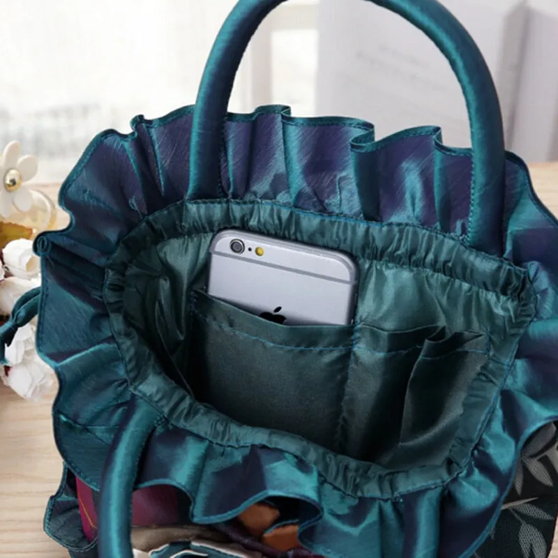 FLYING BIRDS women bag bucket women handbag design casual purse tote high quality flower Mummy bag ladies 2016 LM4025fb