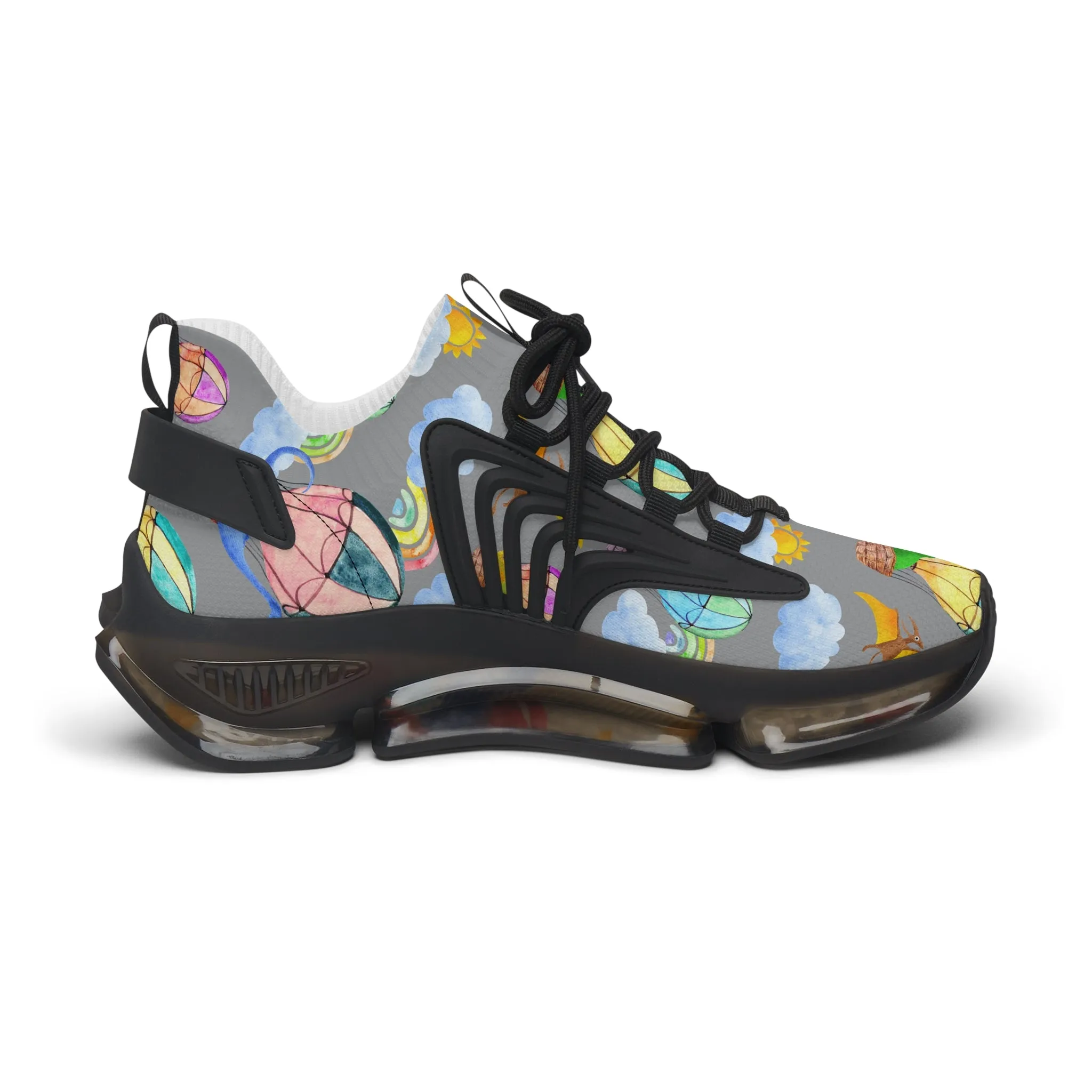 Flying Dinosaurs Women's Mesh Sneakers