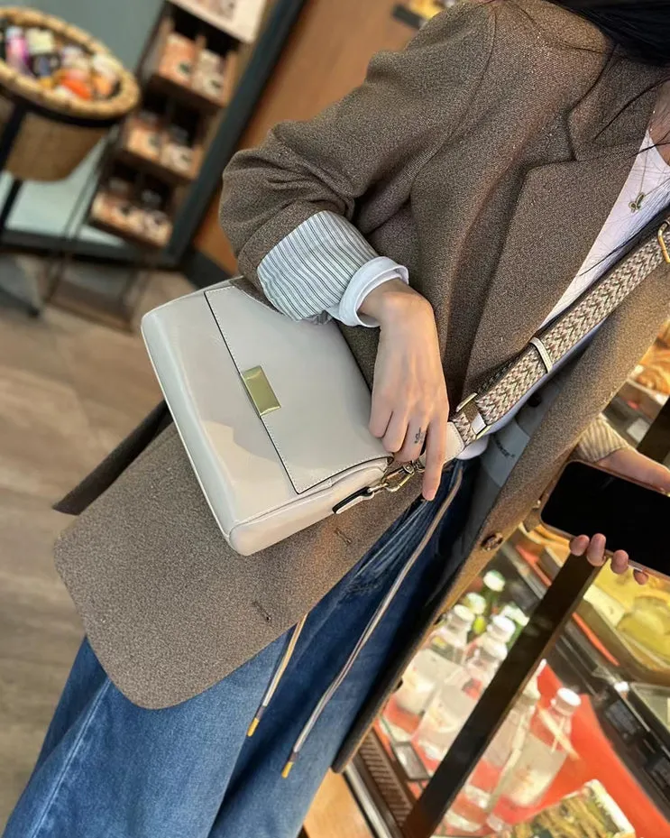 Genuine Leather Shoulder Crossbody Bag