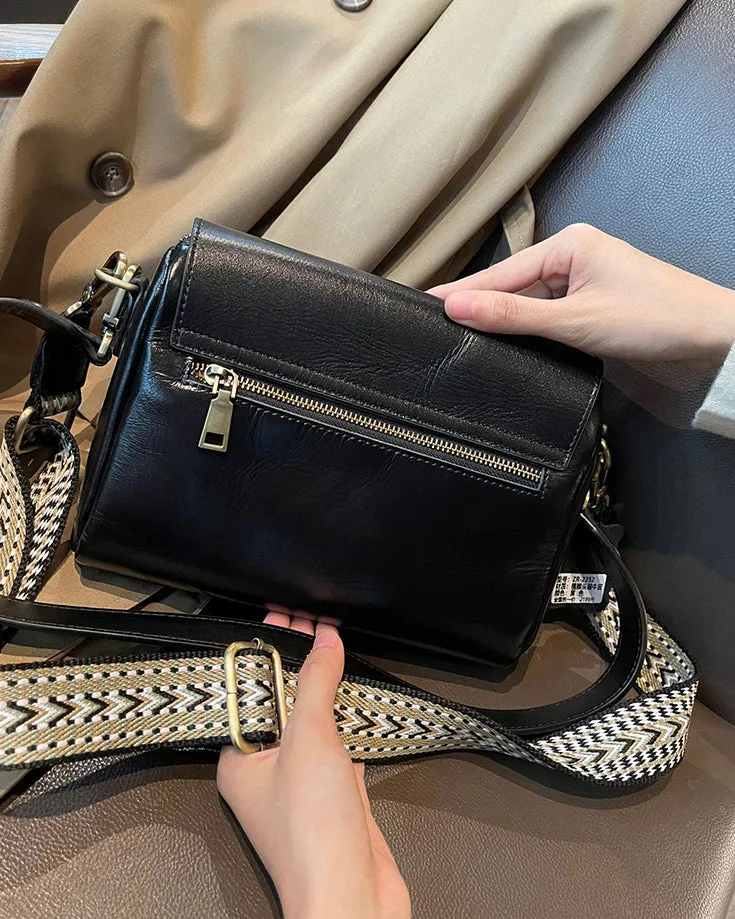 Genuine Leather Shoulder Crossbody Bag